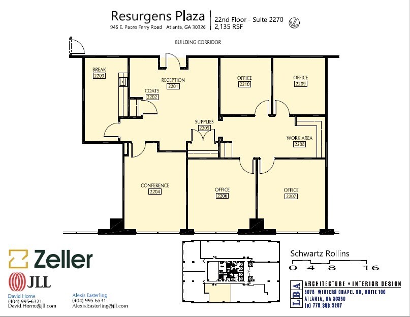 945 E Paces Ferry Rd NE, Atlanta, GA for lease Floor Plan- Image 1 of 1