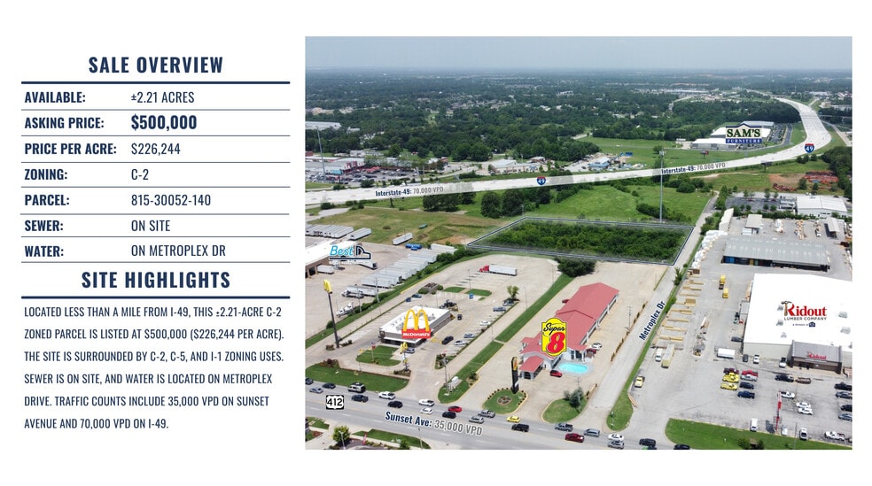 982 Metroplex Dr, Springdale, AR for sale - Other - Image 2 of 6