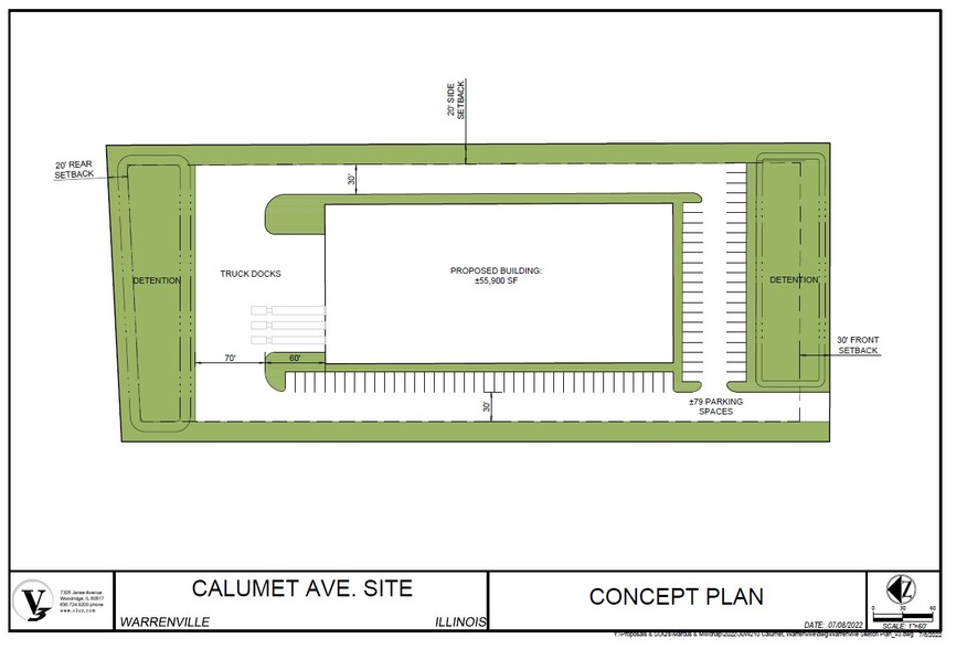 30W210 Calument Ave, Warrenville, IL for sale - Floor Plan - Image 1 of 1