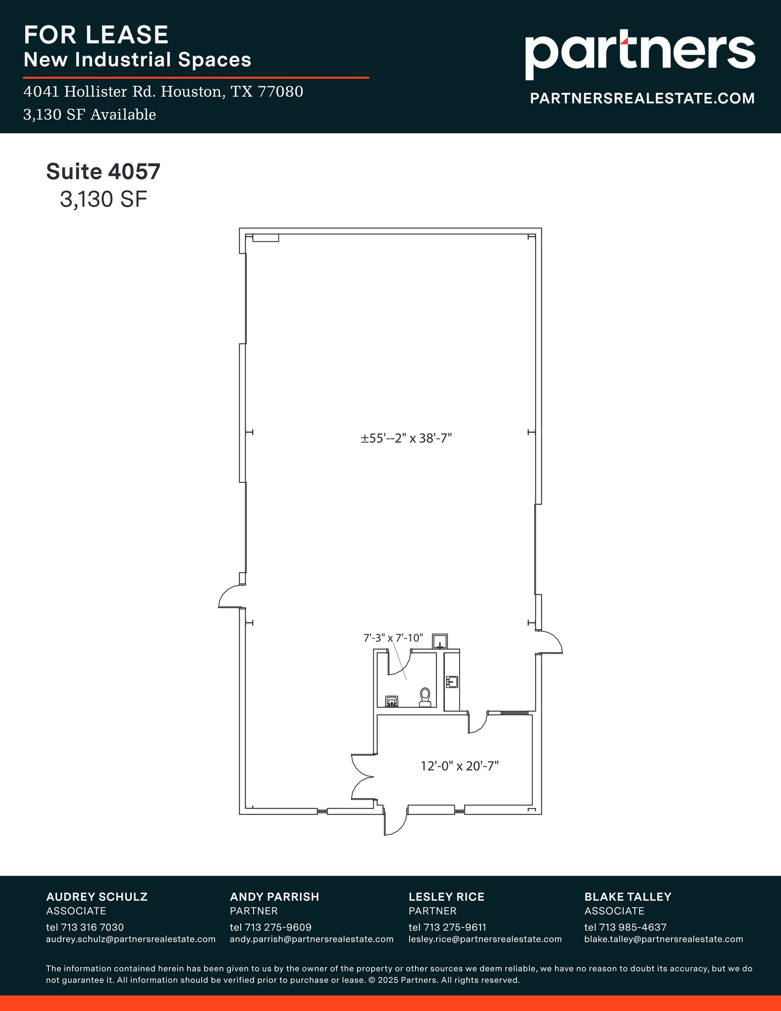 4041-4071 Hollister Rd, Houston, TX for lease Site Plan- Image 1 of 1