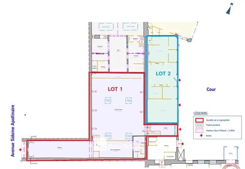 Retail in Lyon for sale - Floor Plan - Image 2 of 2