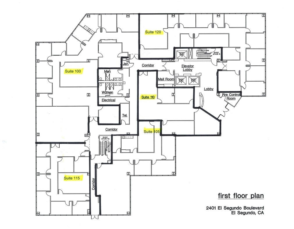 2401 E El Segundo Blvd, El Segundo, CA for lease Floor Plan- Image 1 of 1