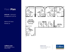 4020 N 20th St, Phoenix, AZ for lease Floor Plan- Image 1 of 2