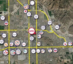 1868 S San Jacinto Ave, San Jacinto, CA - aerial  map view - Image1