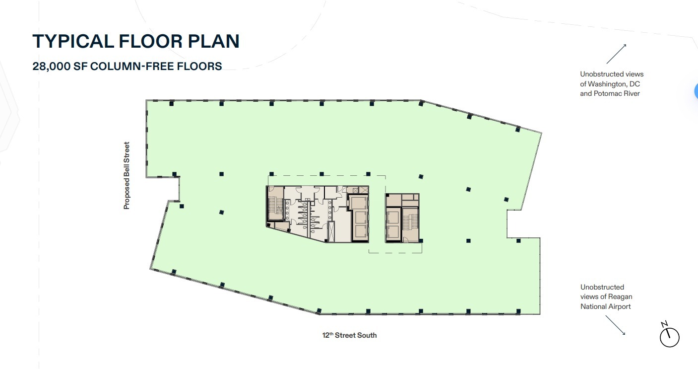 101 12th St S, Arlington, VA for lease Floor Plan- Image 1 of 1