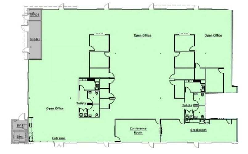 6023 Innovation Way, Carlsbad, CA for lease Floor Plan- Image 1 of 1