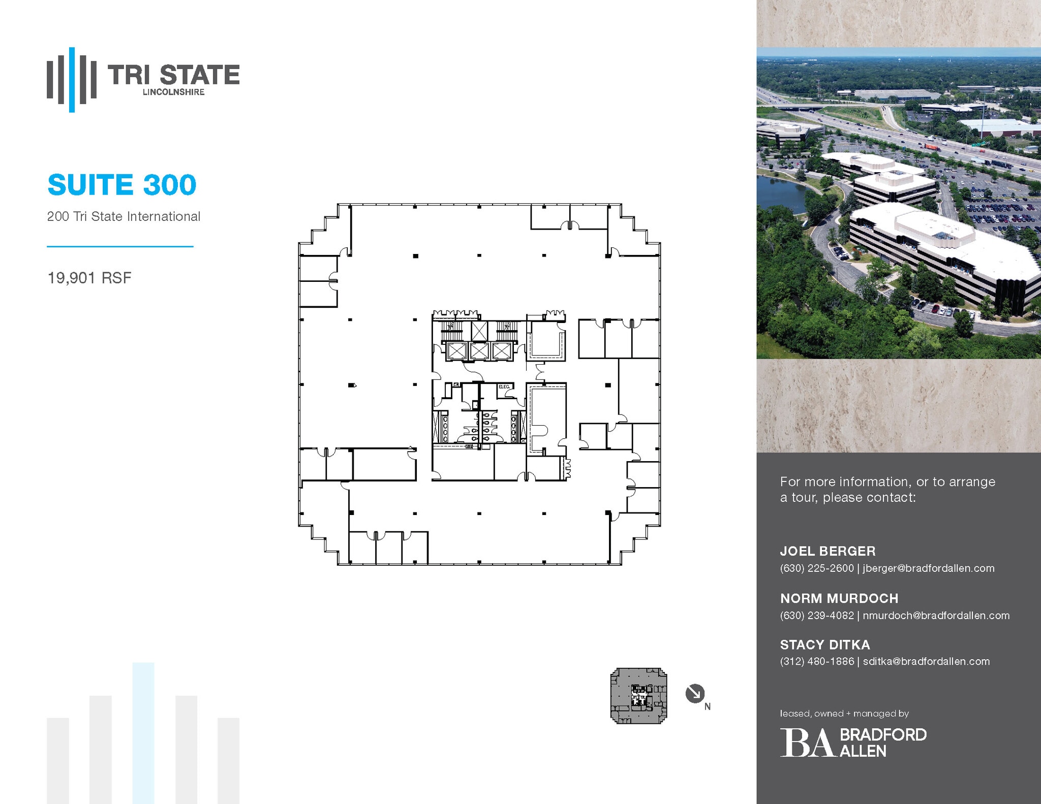 300 Tri State International, Lincolnshire, IL for lease Floor Plan- Image 1 of 1