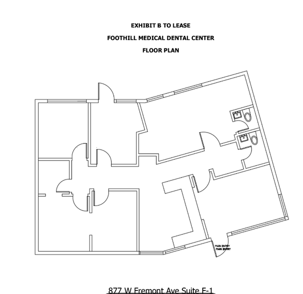 877 W Fremont Ave, Sunnyvale, CA for lease - Floor Plan - Image 2 of 14