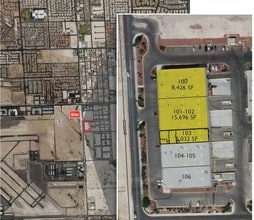 3040 N Simmons St, North Las Vegas, NV - AERIAL  map view