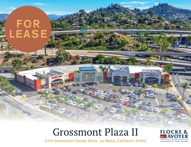 5465-5495 Grossmont Center Dr, La Mesa, CA for lease - Building Photo - Image 1 of 9