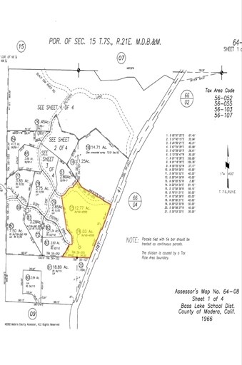 Hwy 41 & Victoria Ln, Oakhurst, CA for sale - Plat Map - Image 2 of 23