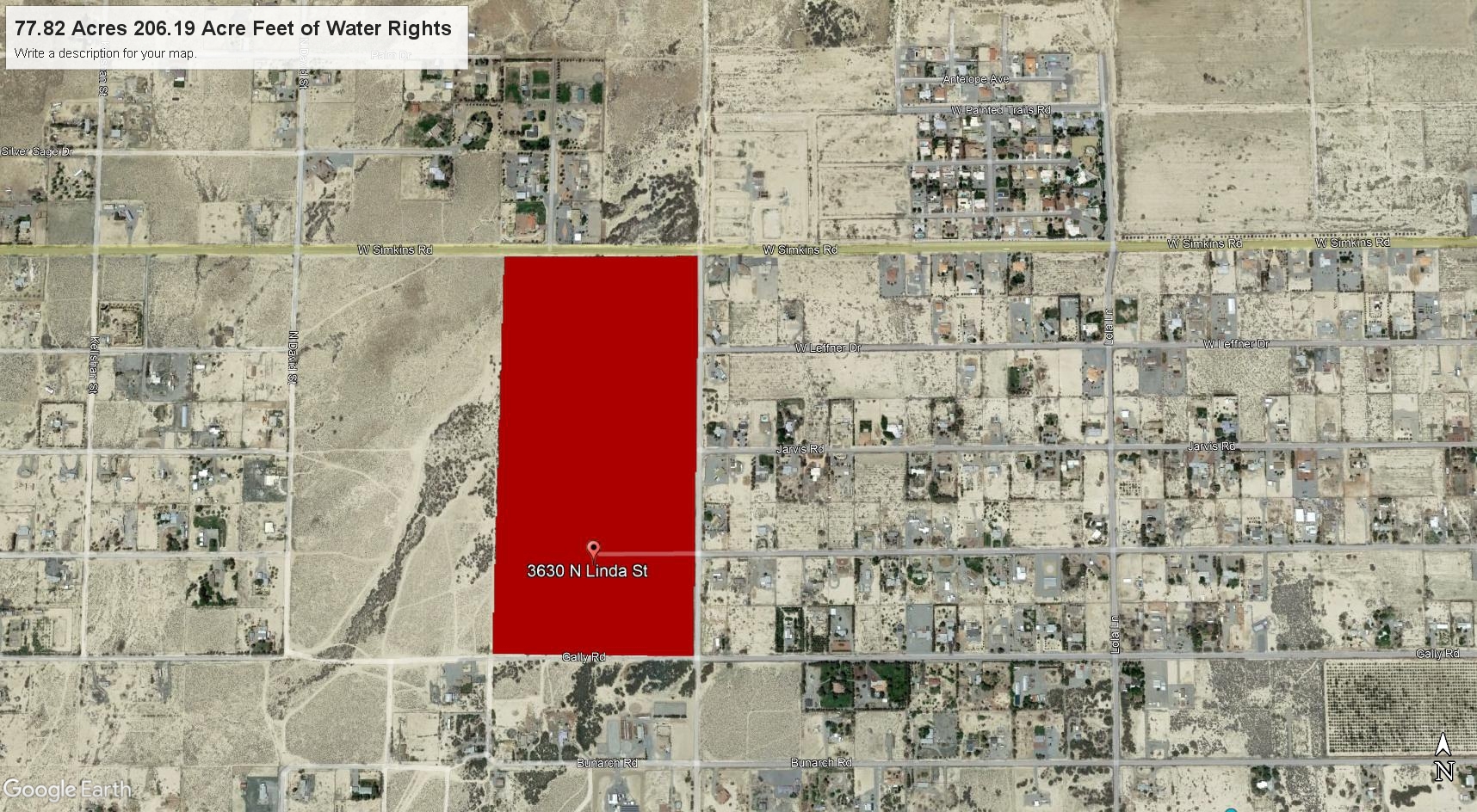 3630-3870 N Linda St, Pahrump, NV 89060 - 77.82 Acres /206.19 Acre Feet ...