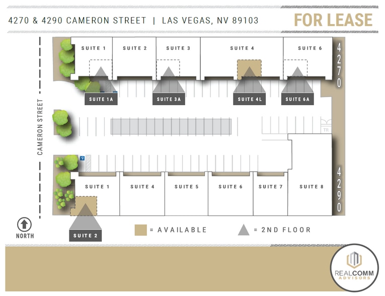 4290 Cameron St, Las Vegas, NV for lease - Site Plan - Image 2 of 5