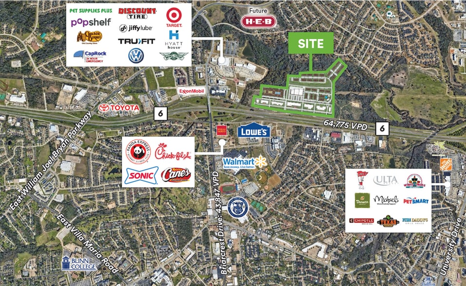 North Earl Rudder Freeway, Bryan, TX for sale - Building Photo - Image 1 of 7