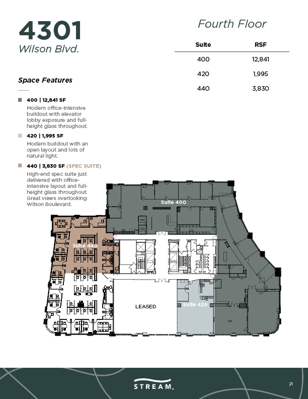 4401 Wilson Blvd, Arlington, VA for lease Floor Plan- Image 1 of 1