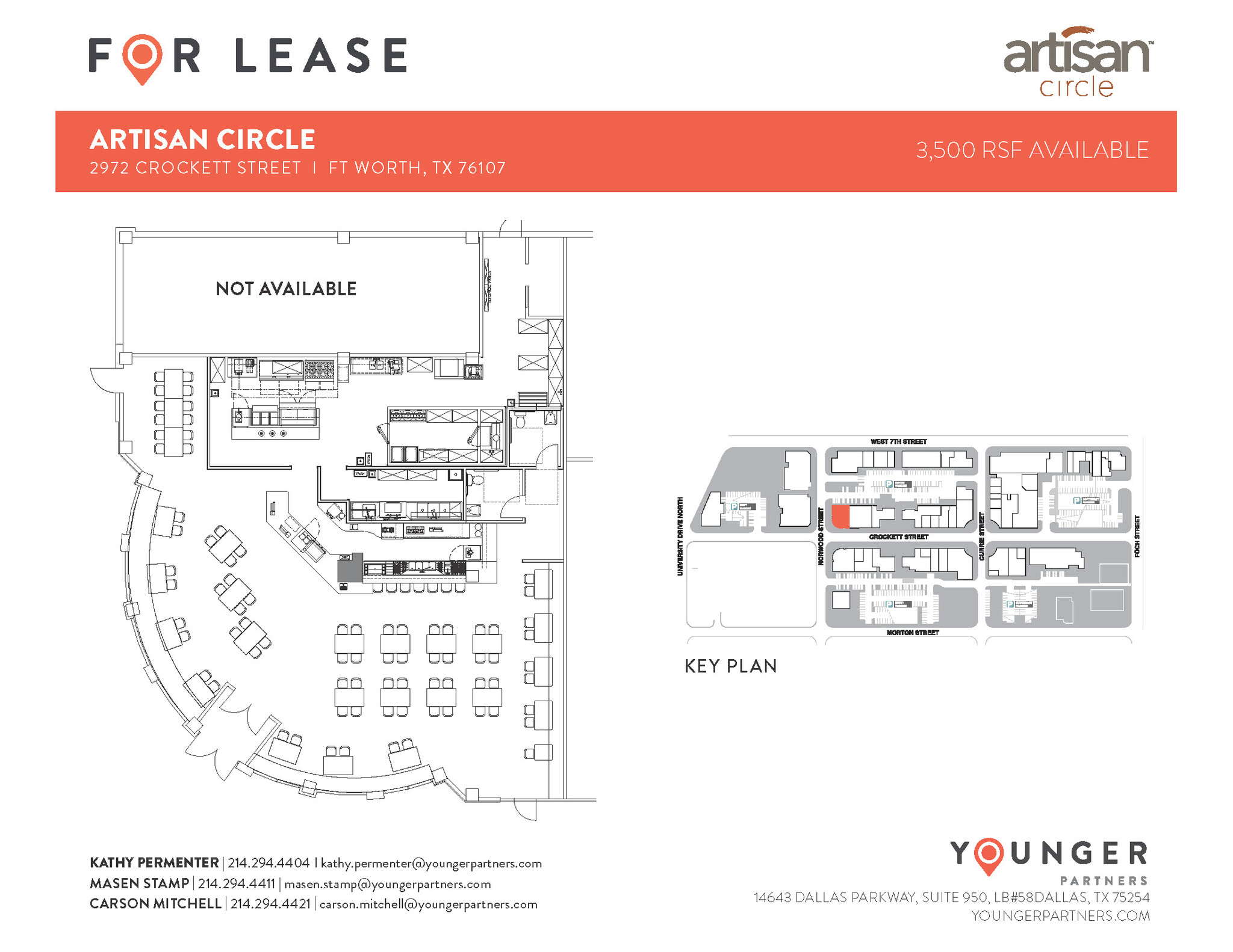 2973 W 7th St, Fort Worth, TX for lease Floor Plan- Image 1 of 2