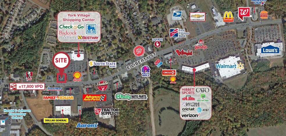 715 Liberty St E, York, SC for lease - Building Photo - Image 1 of 1