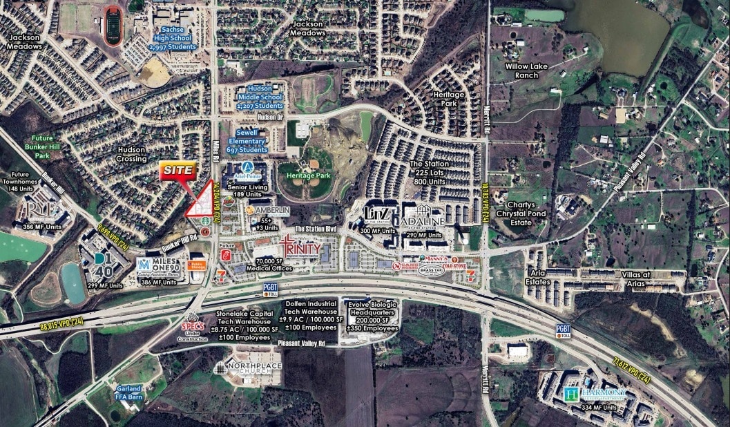 NWQ of Miles Rd & Bunker Hill, Sachse, TX for sale Building Photo- Image 1 of 4