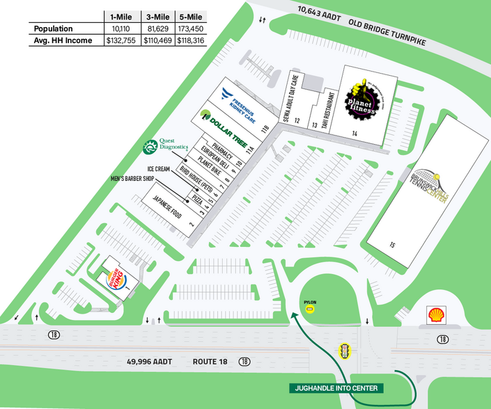 1020 State Route 18, East Brunswick, NJ for sale - Site Plan - Image 1 of 1