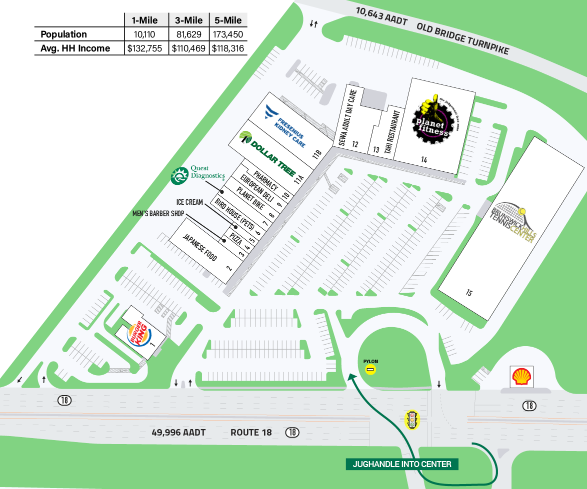 1020 State Route 18, East Brunswick, NJ for sale Site Plan- Image 1 of 1