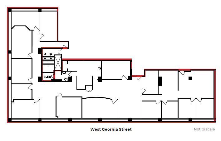 1030 W Georgia St, Vancouver, BC for lease Floor Plan- Image 1 of 1