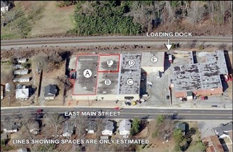 817 E Main St, Easley, SC - aerial  map view