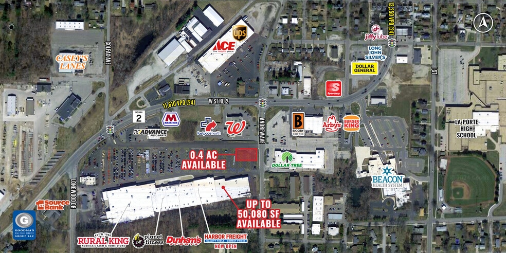 1340 W State Rd 2, La Porte, IN for lease - Aerial - Image 2 of 8