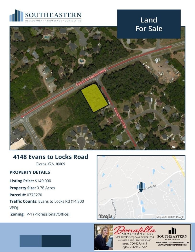 4148 Evans To Locks Rd, Evans, GA 30809 Land for Sale
