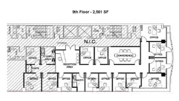 1420 K St NW, Washington, DC for lease Floor Plan- Image 1 of 1