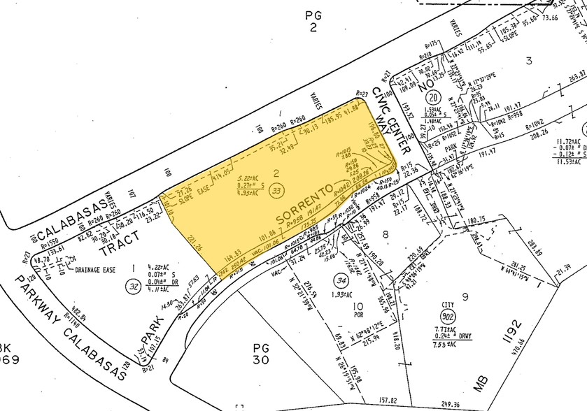 23975 Park Sorrento, Calabasas, CA for sale - Plat Map - Image 1 of 1