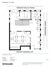 587 Ygnacio Valley Rd, Walnut Creek, CA for lease Floor Plan- Image 1 of 5