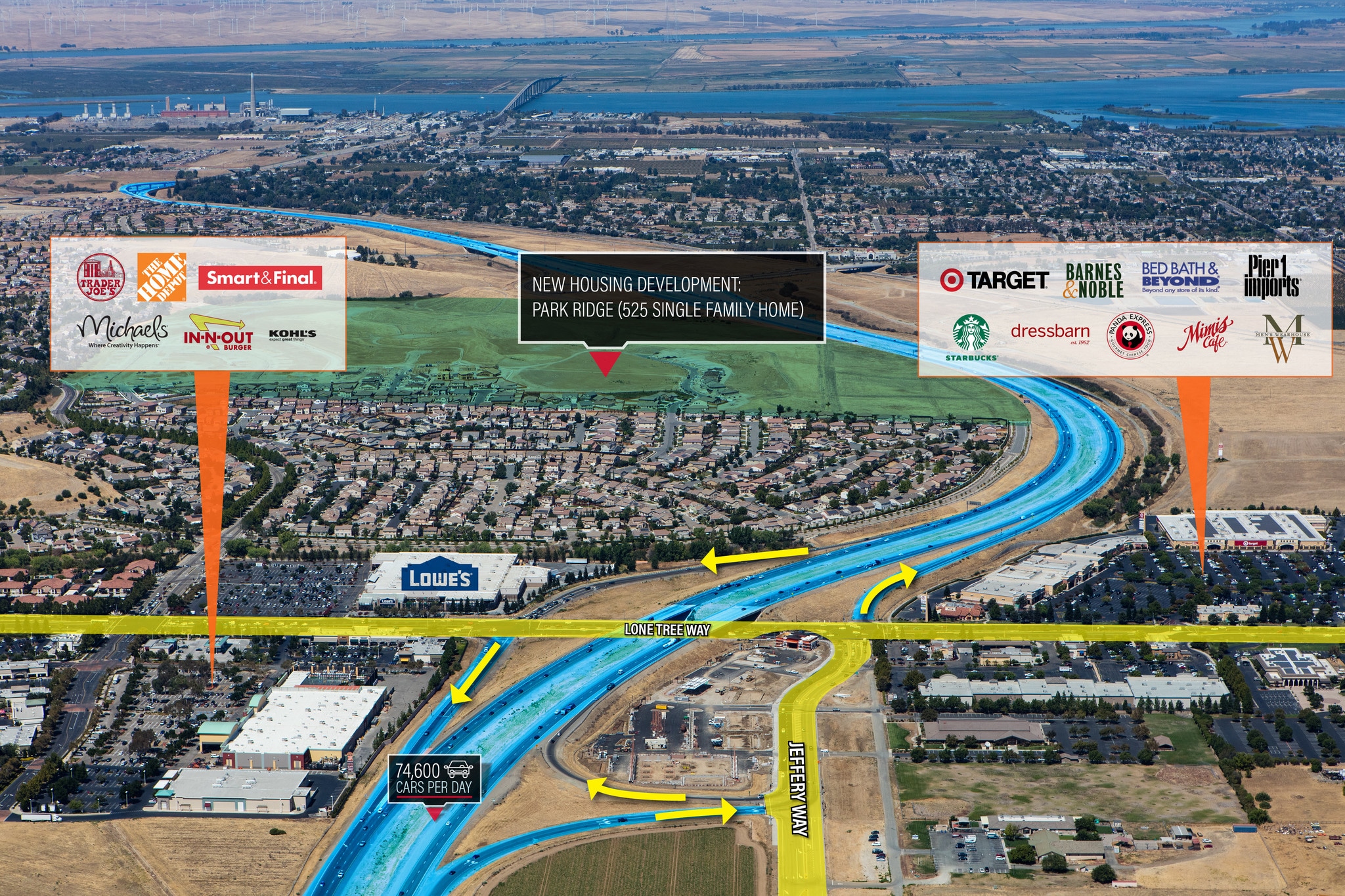 Lone Tree Way, Brentwood, CA 94513 Retail for Sale