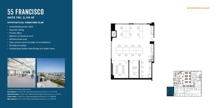 55 Francisco St, San Francisco, CA for lease Floor Plan- Image 1 of 6