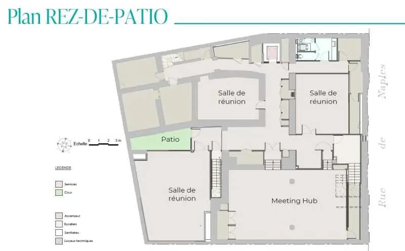36 Rue De Naples, Paris for lease Floor Plan- Image 1 of 2
