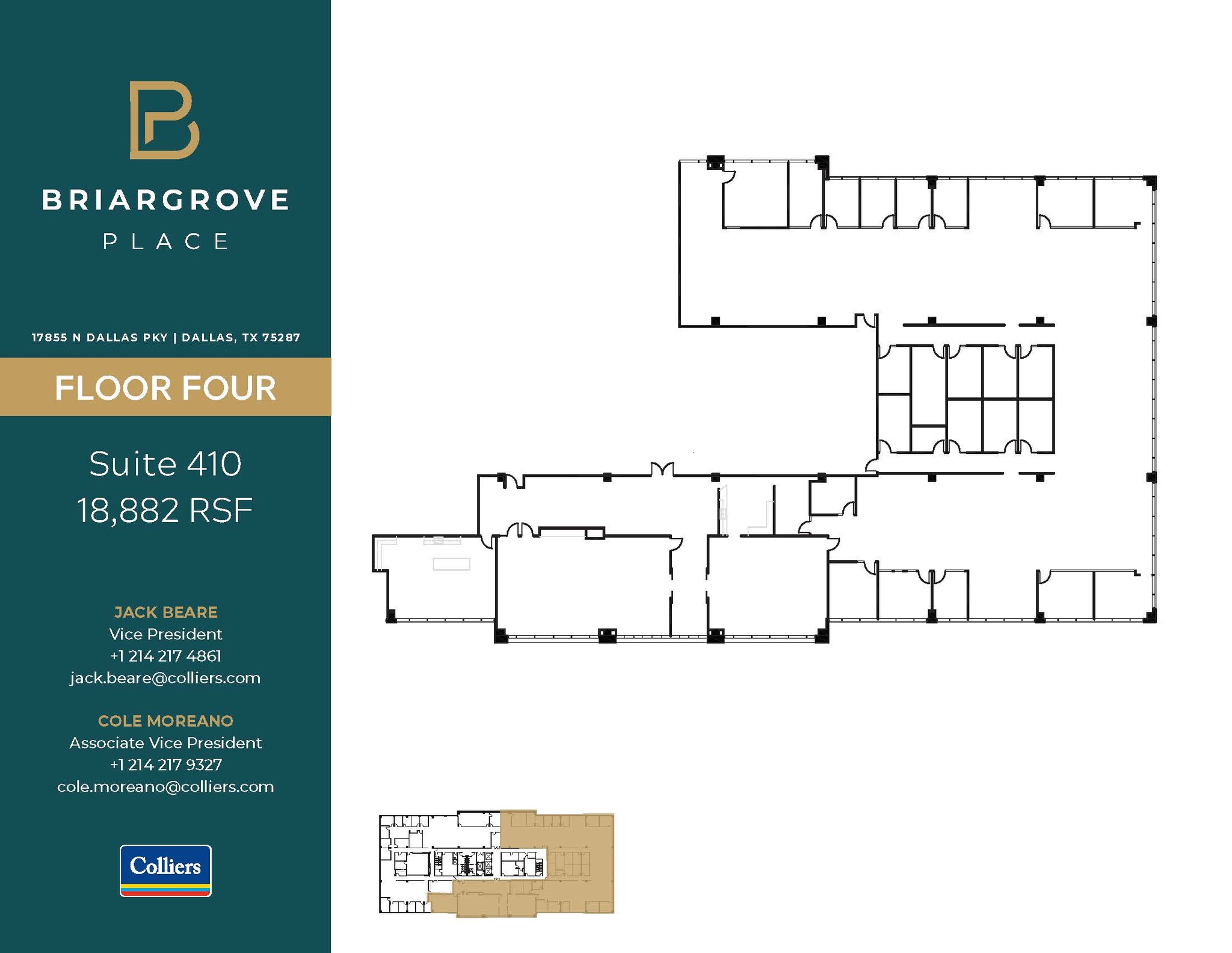 17855 N Dallas Pky, Dallas, TX for lease Floor Plan- Image 1 of 1