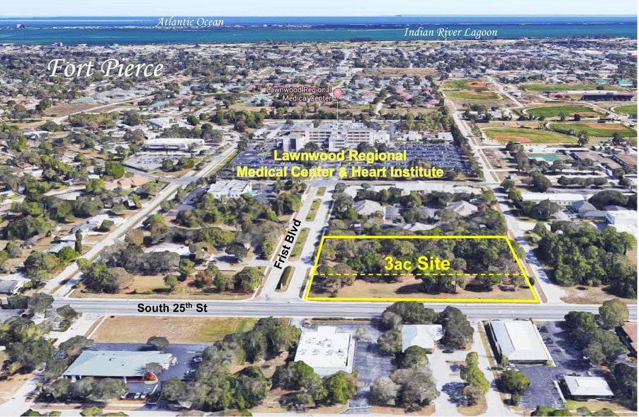 S 25th St, Fort Pierce, FL for lease - Aerial - Image 1 of 3