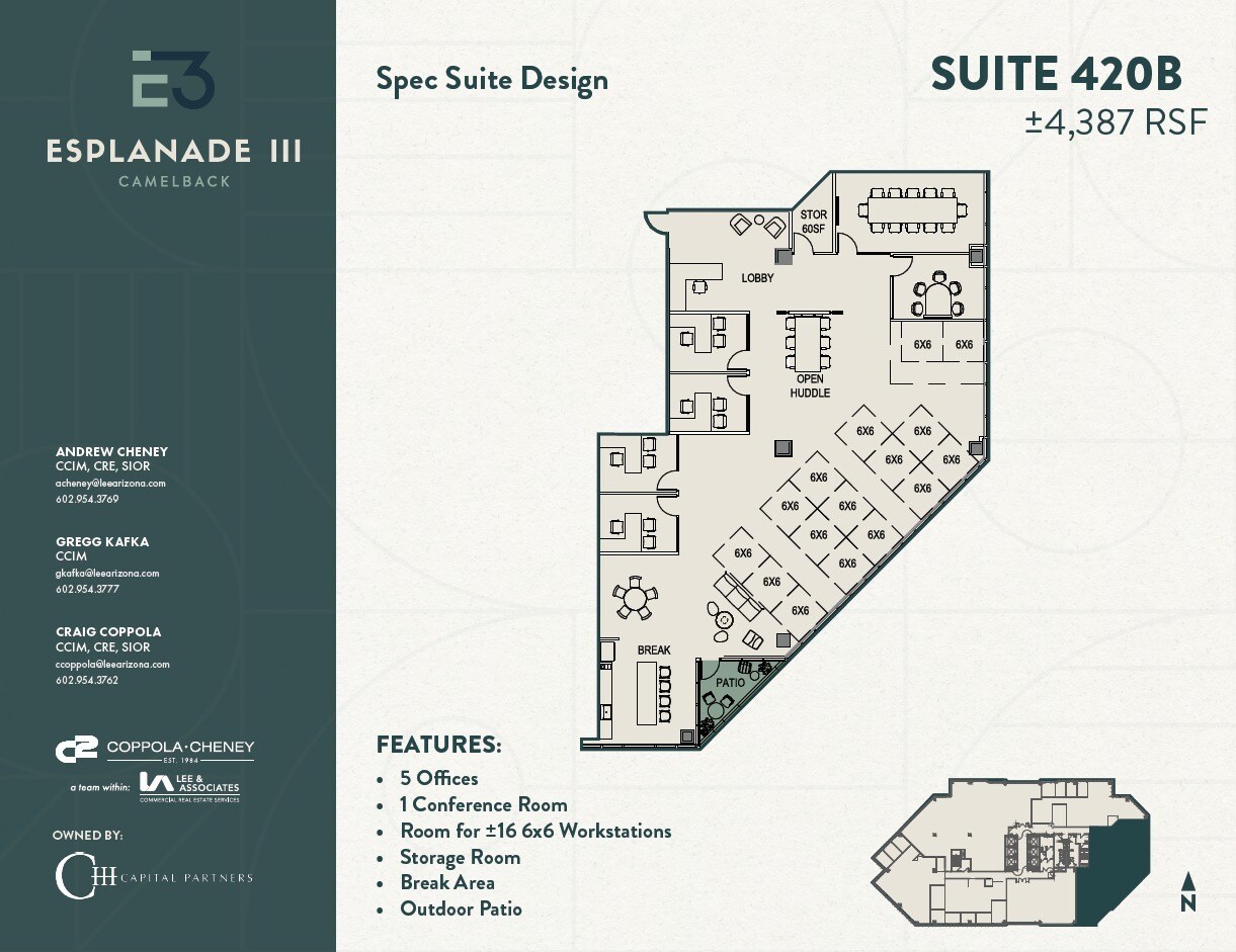 2415 E Camelback Rd, Phoenix, AZ for lease Floor Plan- Image 1 of 1
