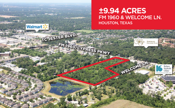 FM 1960 & Welcome Ln, Houston, TX - aerial  map view