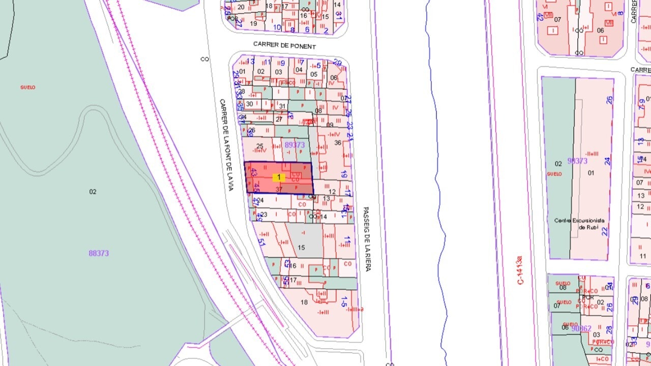 Land in Rubí, Barcelona for sale Plat Map- Image 1 of 4
