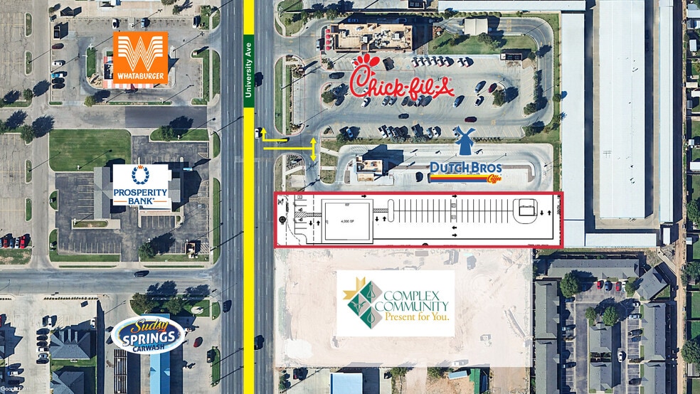 8233 University Ave, Lubbock, TX for sale - Building Photo - Image 2 of 2