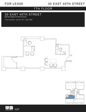 30 E 40th St, New York, NY for lease Floor Plan- Image 1 of 2