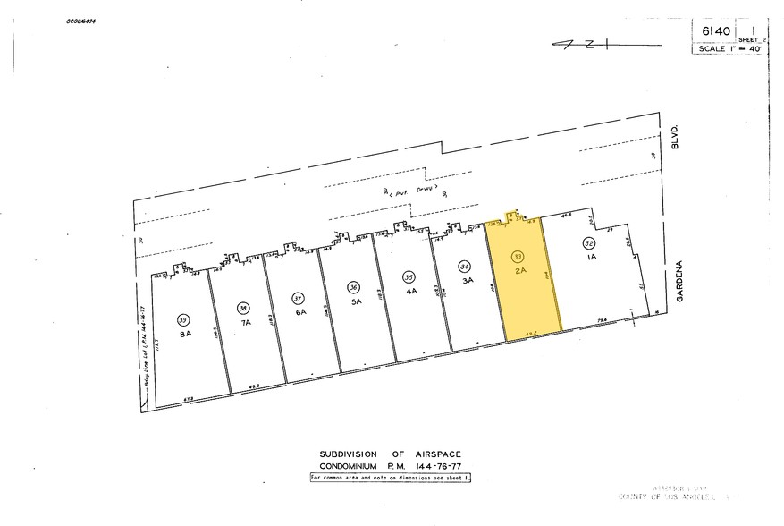 701-717 E Gardena Blvd, Carson, CA for sale - Plat Map - Image 2 of 3