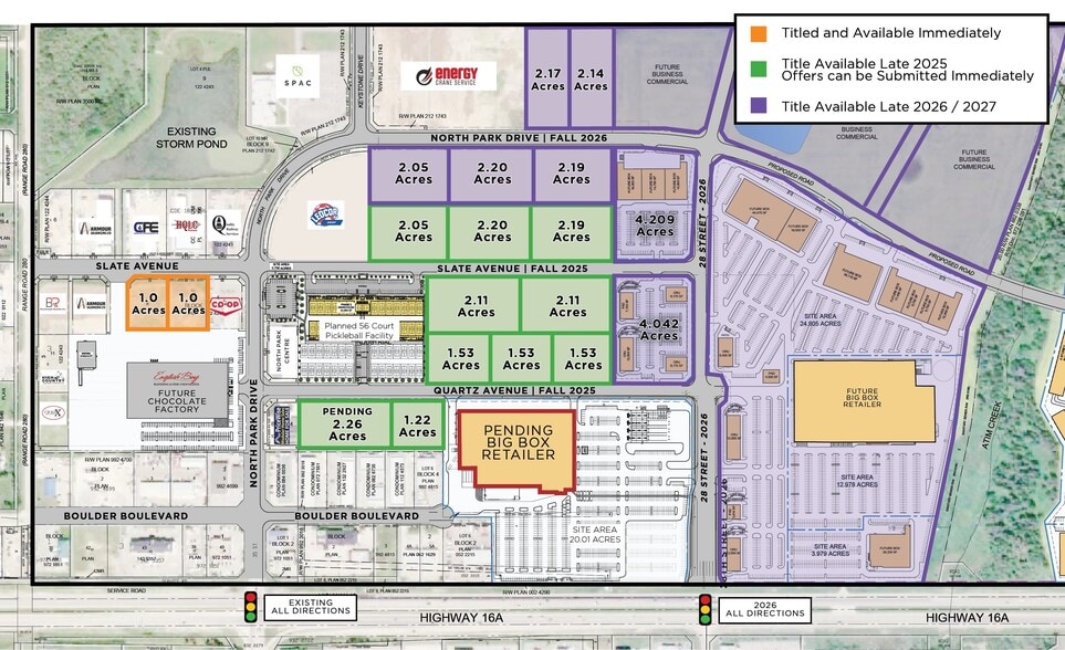 Highway 16A & Veterans Blvd, Stony Plain, AB for sale - Building Photo - Image 3 of 4