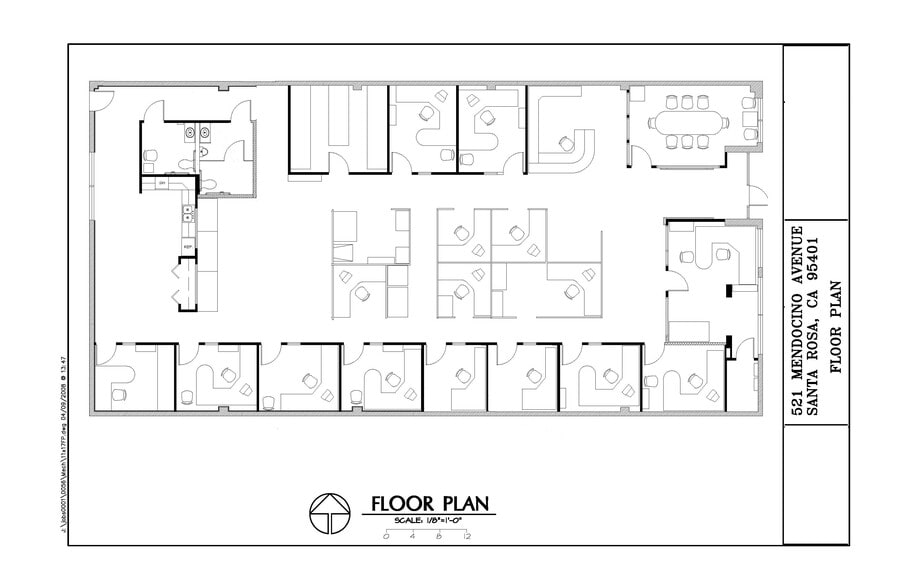 521 Mendocino Ave, Santa Rosa, CA for lease - Floor Plan - Image 2 of 8