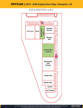 2010-2048 Exploration Way, Hampton, VA for lease Site Plan- Image 2 of 3