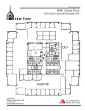 1650 Market St, Philadelphia, PA for lease Floor Plan- Image 1 of 1