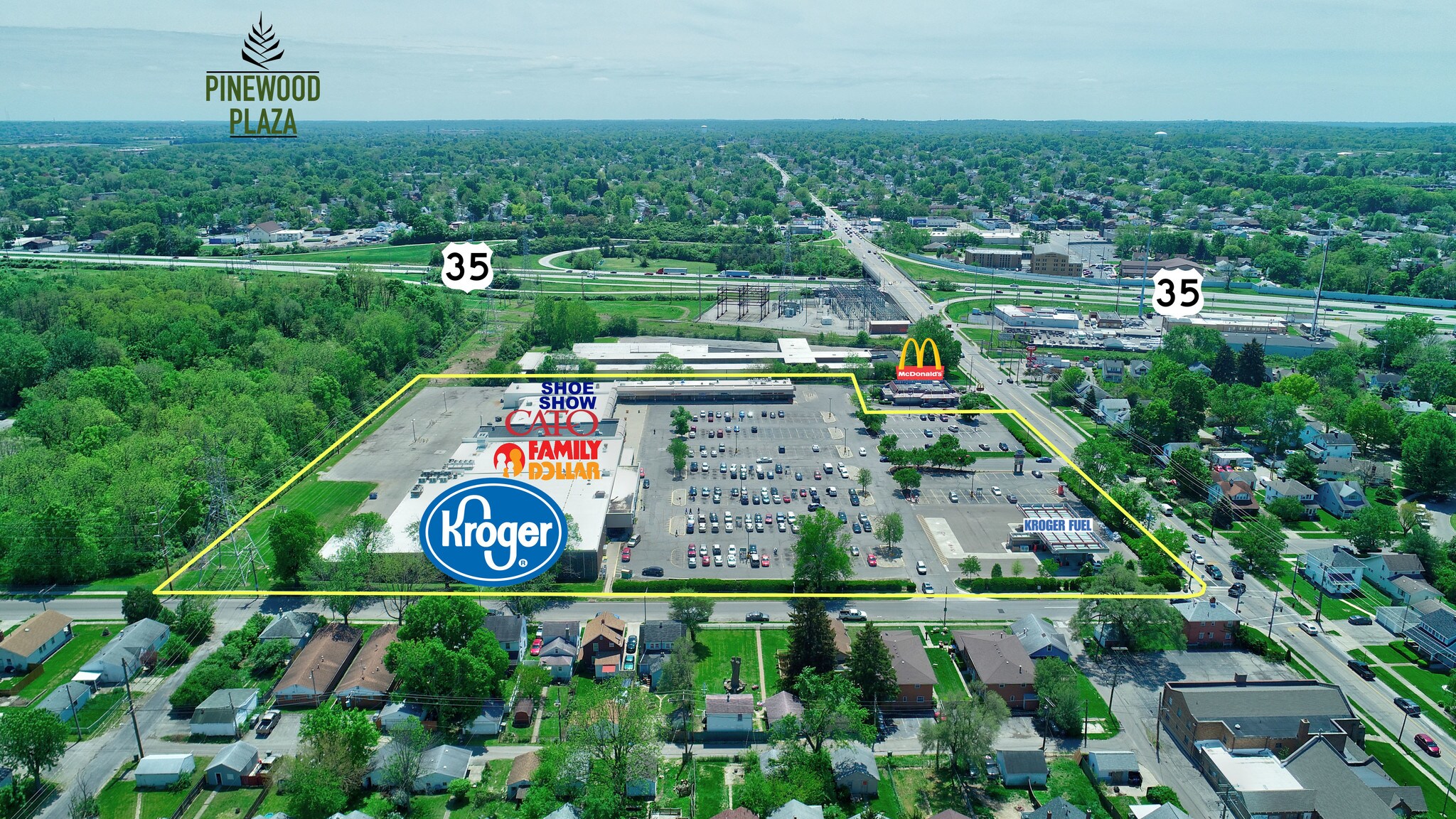 1024 S Smithville Rd, Dayton, OH 45403 Pinewood Plaza Shopping Center