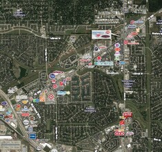 9601 Jones Rd, Houston, TX - aerial  map view