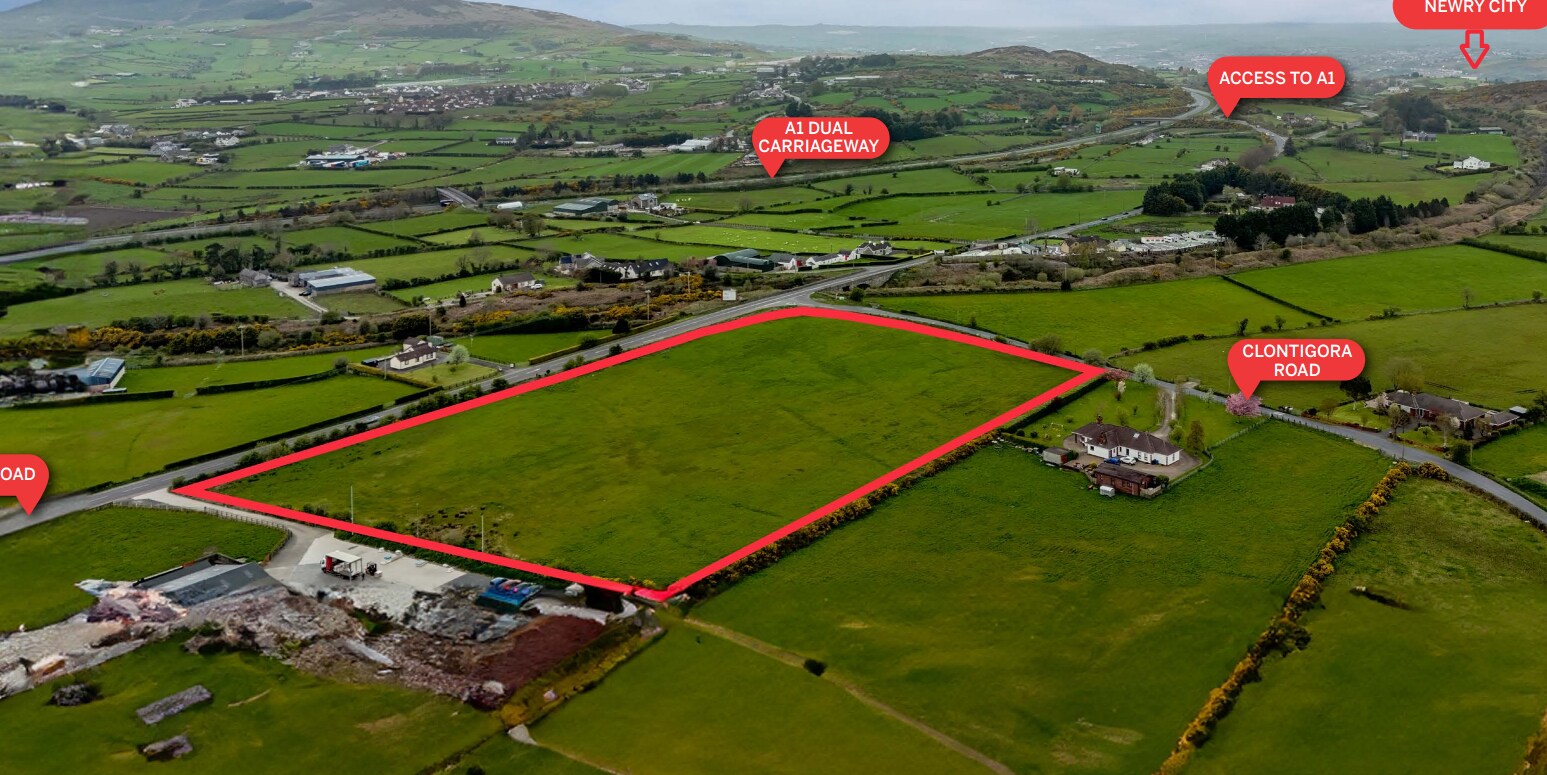 Dublin Rd, Newry for sale Aerial- Image 1 of 3