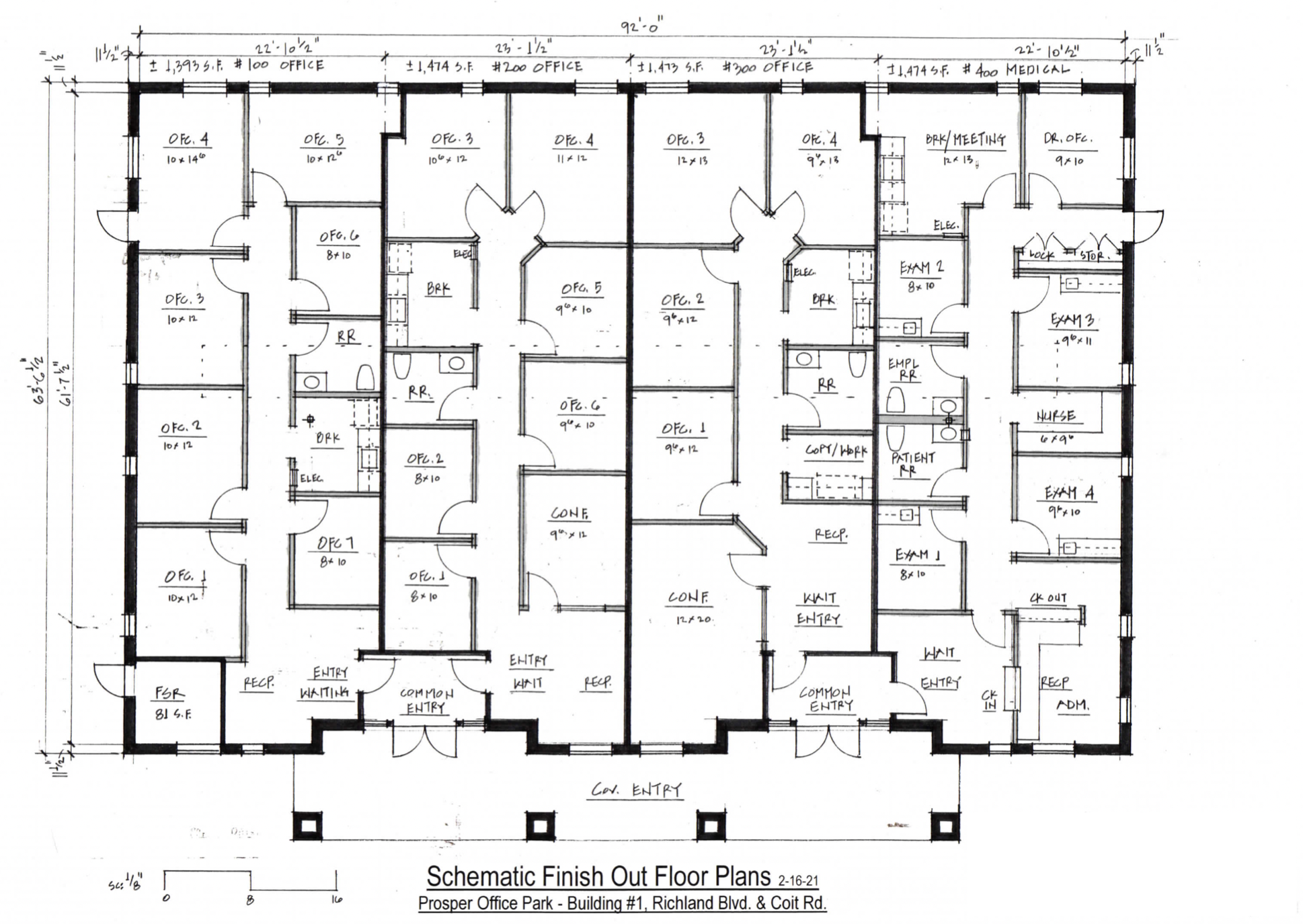 1100 Coit Rd, Prosper, TX for lease Floor Plan- Image 1 of 1